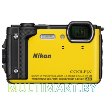 Фотоаппарат Nikon Coolpix W300 (желтый)